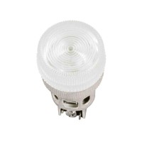 IEK Лампа ENR-22 сигнальная d22мм белый неон/240В цилиндр BLS40-ENR-K01 фото