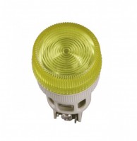 IEK Лампа ENR-22 сигнальная d22мм желтый неон/240В цилиндр BLS40-ENR-K05 фото
