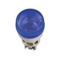 IEK Лампа ENR-22 сигнальная d22мм синий неон/240В цилиндр BLS40-ENR-K07 фото