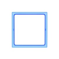 Simon 27 Play Синяя прозрачный Вставка декоративная для рамок с вырезом под декор 2700670-109 фото