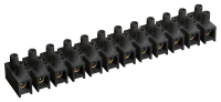 IEK  Зажим винтовой ЗВИ-3 н/г 1,0-2,5 мм2 (2 шт/блистер)  черные UZV5-003-04-2 фото