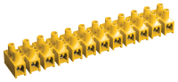IEK  Зажим винтовой ЗВИ-5 н/г 1,5-4,0мм2 (2 шт/блистер)  желтые UZV7-005-04-2 фото