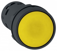 SE XB7 кнопка 22мм желтая с возвратом 1НО XB7NA81 фото