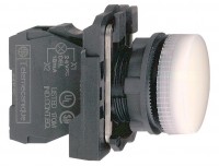 Schneider Electric XB5 Лампа сигнальная белая 22мм до 250В XB5AV61 фото