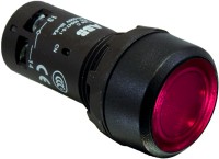 ABB CP Кнопка с подсветкой CP2-12R-10 красная 110-130В AC/DC с плоской клавишей с фиксацией 1НО 1SFA619101R1211 фото