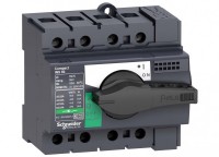 Schneider Electric Interpact INS/INV Выключатель-разъединитель 4P 40А рукоятка спереди 28901 фото