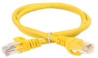 IEK ITK Коммутационный шнур (патч-корд), кат.5Е UTP, 1,5м, желтый PC05-C5EU-1M5 фото