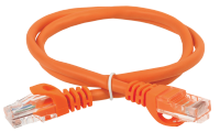 IEK ITK Коммутационный шнур (патч-корд), кат.5Е UTP, 1м, оранжевый PC07-C5EU-1M фото