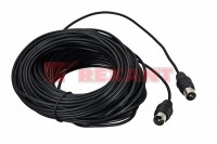REXANT ВЧ кабель ТВ штекер - ТВ штекер, длина 20 метров, черный 17-5028 фото