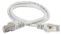 IEK ITK Коммутационный шнур (патч-корд), кат.5Е FTP, 2м, серый PC01-C5EF-2M фото