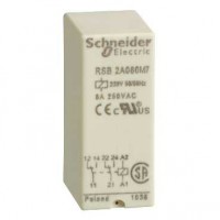 Schneider Electric Реле интерфейсное,8А,2ПК,220В AC RSB2A080M7 фото
