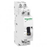 Schneider Electric Acti 9 iCT25A Контактор модульный с ручным управлением 2НО 220В АС 50Гц A9C21532 фото