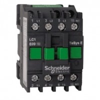 Schneider Electric EasyPact TVS TeSys E Контактор 3P 1НЗ 9А 400В AC3 24В 50Гц LC1E0901B5 фото
