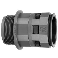 DKC Муфта труба-коробка DN 12 мм, М16х1,5, полиамид, цвет черный PAM12M16N фото