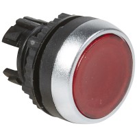 Legrand Osmoz Головка кнопки с подсветкой красная, потайн. с фикс. 024021 фото