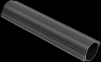 IEK Труба гладкая разборная d=110мм черная (3м) CTR30-110-K02-003 фото