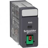 Schneider Electric Реле промежуточное, 5А,2С/О, ~230В, кнопка тест RXG21P7 фото