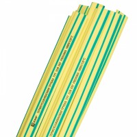 EKF PROxima Термоусаживаемая трубка ТУТ нг 12/6 желто-зеленая в отрезках по 1м tut-12-yg-1m фото