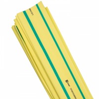 EKF PROxima Термоусаживаемая трубка ТУТ нг 30/15 желто-зеленая в отрезках по 1м tut-30-yg-1m фото