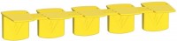 Schneider Electric Acti 9 Желтый Колпачки изолирующие для гребенчатых шинок (A9X) 20шт. A9XPT920 фото