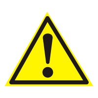 Наклейка знак безопасности «Внимание. Опасность» 150х150х150 мм Rexant 55-0021 фото