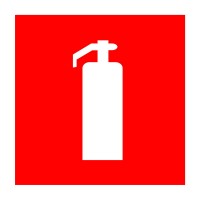 Наклейка знак пожарной безопасности «Огнетушитель» 150х150 мм Rexant 56-0051-1 фото
