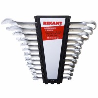Набор ключей комбинированных 6-22 мм 12 предметов Rexant 12-5842 фото