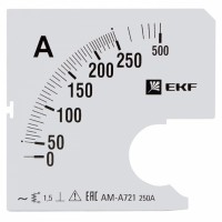 EKF Шкала сменная для A721 250/5А-1,5 PROxima s-a721-250 фото