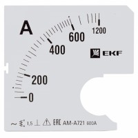 EKF PROxima Шкала сменная для A721 600/5А-1,5 s-a721-600 фото