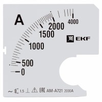 EKF PROxima Шкала сменная для A721 2000/5А-1,5 s-a721-2000 фото