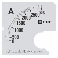 EKF PROxima Шкала сменная для A721 2500/5А-1,5 s-a721-2500 фото