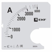 EKF Шкала сменная для A961 3000/5А-1,5 PROxima s-a961-3000 фото