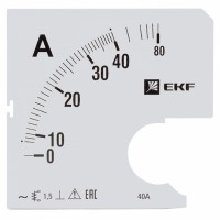 EKF PROxima Шкала сменная для A961 40/5А-1,5 s-a961-40 фото