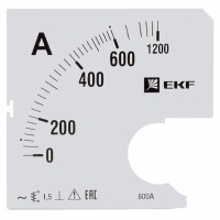 EKF PROxima Шкала сменная для A961 600/5А-1,5 s-a961-600 фото