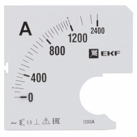 EKF Шкала сменная для A721 1200/5А-1,5 PROxima s-a721-1200 фото