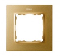 Simon 82 Concept Золото матовый Рамка