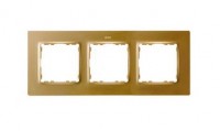 Simon S82 Concept Матовое золото, Рамка 3-я 8200637-095 фото