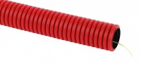 ЭРА Труба гофрированная двустенная ПНД (красная) d 75мм с зонд. 50м (2) Б0048278 фото