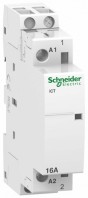 Schneider Electric Acti 9 iCT16A Контактор модульный 16А 250В напряжение управления 12В 1НО 2100Вт A9C22011 фото
