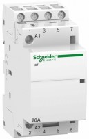 Schneider Electric Acti 9 Контактор модульный iCT20A 4НО 220/240В АС 50Гц A9C22824 фото