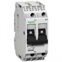 Schneider Electric GV2 Автоматический выключатель с комбинированным расцепителем 2P 16A GB2DB21 фото