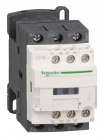 Schneider Electric Contactors D Telemecanique Контактор 3Р 18A, 3НО сил.конт. 1НО+1НЗ доп.конт.катушка 380В 50/60Гц, зажим под винт LC1D18Q7 фото