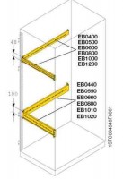 ABB Профиль L=400 H=100 для монтажа аксессуаров(2шт) EB0440 фото