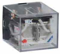 IEK ONI Реле РЭК77/3(LY3) с индикацией 10А 12В DC RRP10-3-10-012D-LED фото