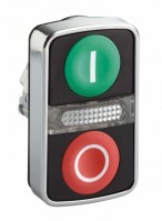 Schneider Electric XB4 Головка кнопки двойная с маркировкой, с подсветкой ZB4BW7A3741 фото