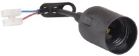 IEK Ппл27-04-К52 Патрон подвесной с шнуром, пластик, Е27, черный (50 шт), стикер на изделии, EPP14-04-01-K02 фото