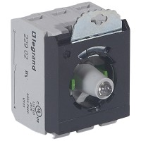 Legrand Osmoz Комплектующий блок для кнопок для комплектации с подсветкой под винт 24В~/= 2Н.О. зеленый 3 поста 023008 фото