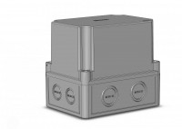 Hegel Коробка приборная светло-серая полистирол, выс крышка, 4 ввода, пустая, внутр разм 144x104x130 мм, IP65 КР2801-310 фото