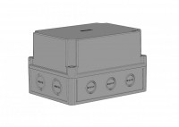 Hegel Коробка приборная полистирол, светло-серая, выс крышка, 4-6 вводов, пустая, внутр разм 184х134х115 мм, IP65 КР2802-310 фото