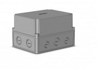 Hegel Коробка приборная поликарбонат, светло-серая, выс крышка, 4-6 вводов, DIN-рейка, внутр разм 230х180х150 мм, IP65 КР2803-913 фото